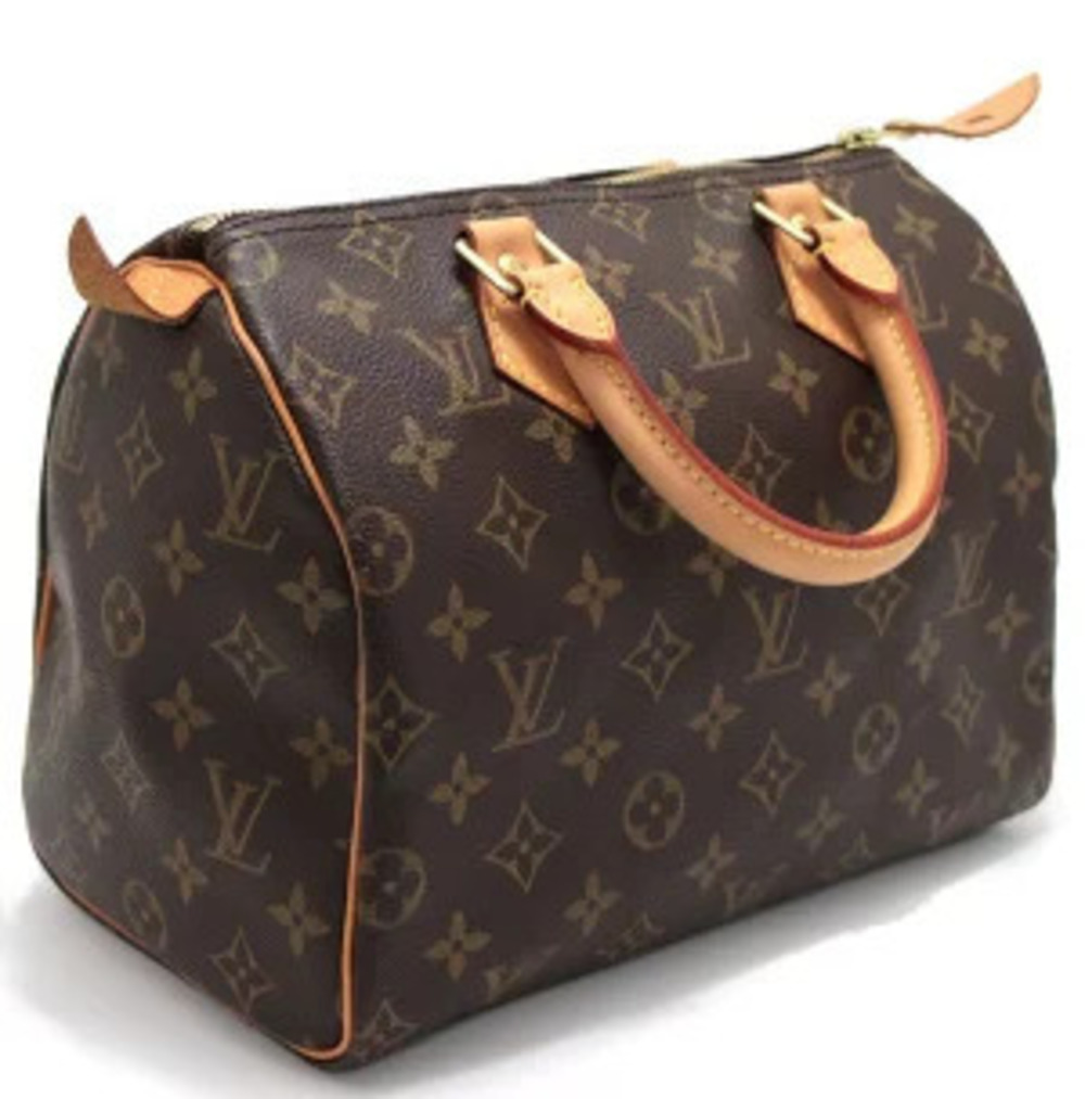 Louis Vuitton Handbag Monogram Speedy Boston Brown